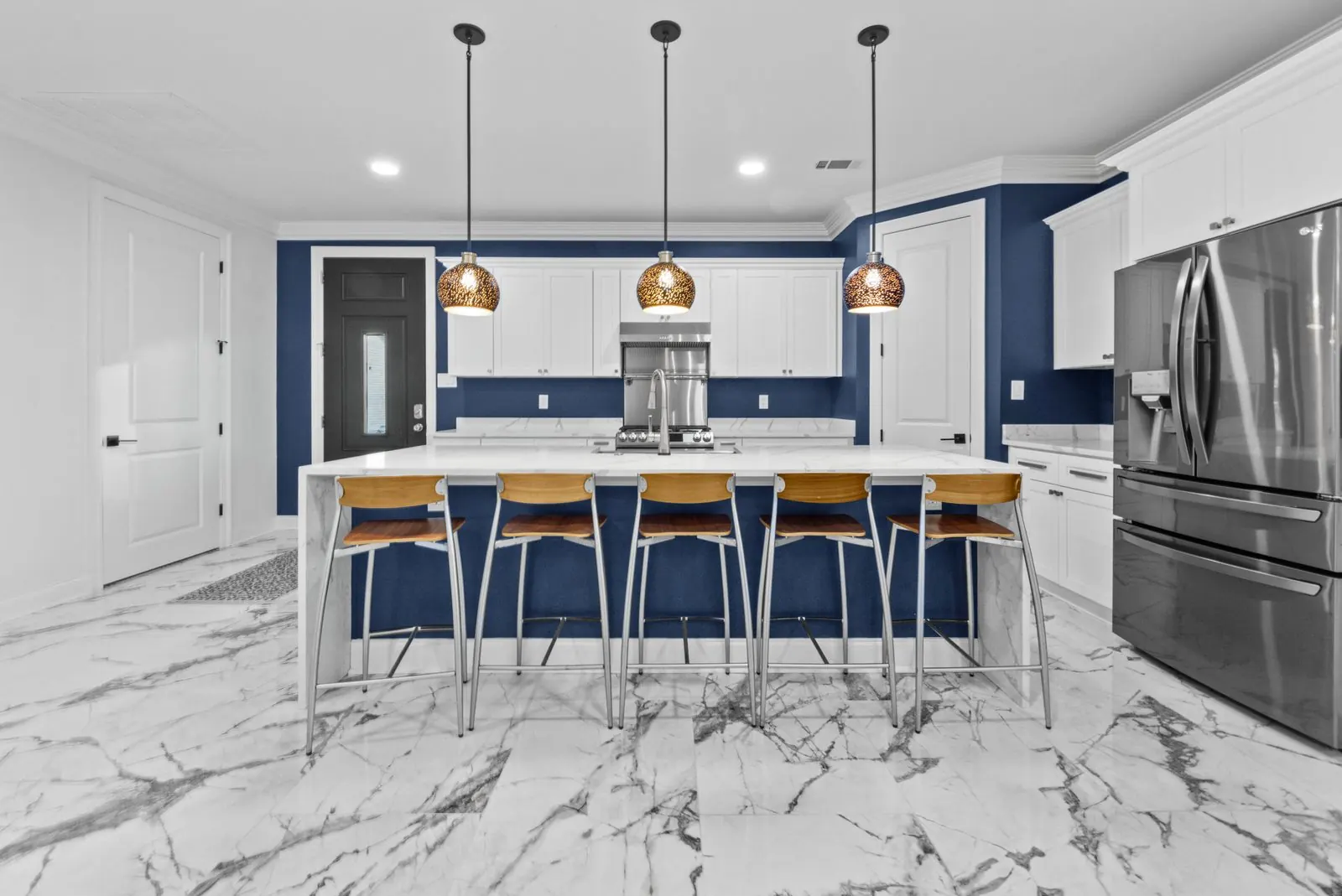 Aerial neighborhood shot