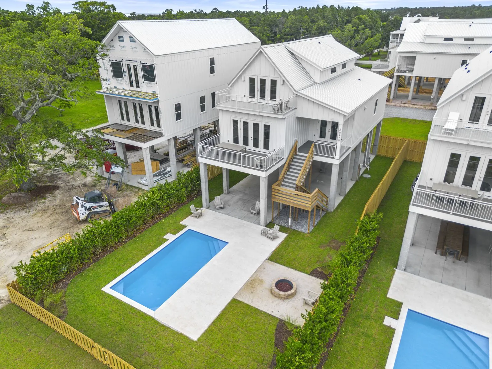 Bedroom suite with multiple beds