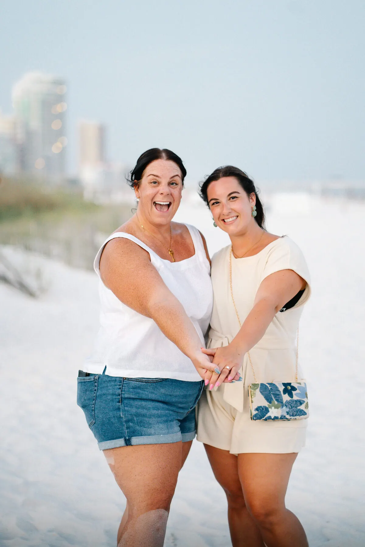 Outdoor engagement session