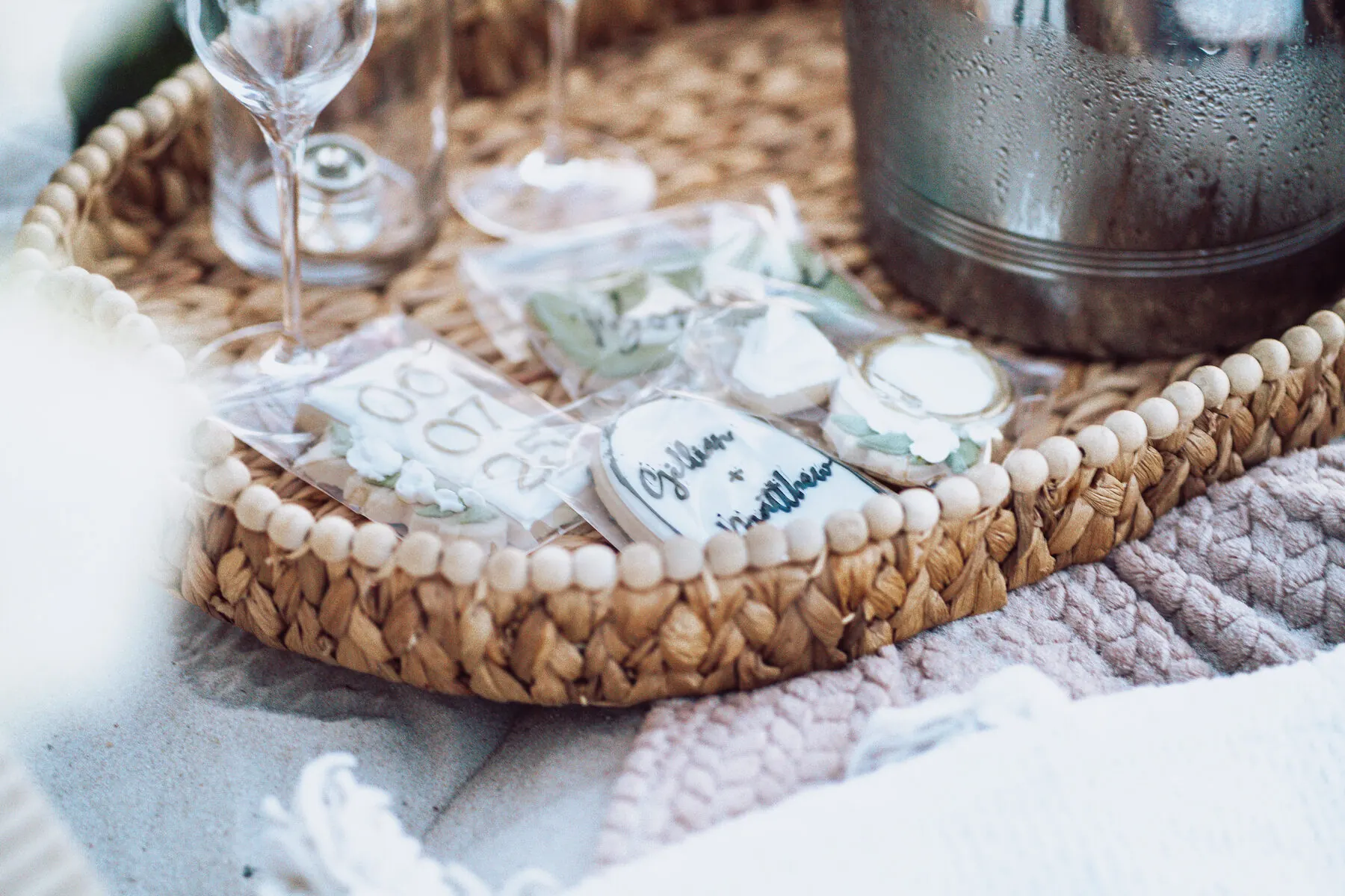 Romantic engagement photo session